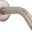 Brazo ducha moderno 6pulg níquel cepillado para pared