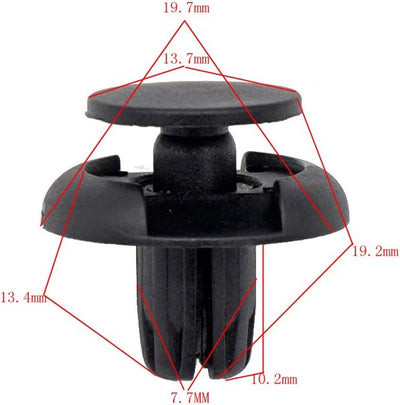 15 Clips Panel Guardabarros Honda Civic 91501s04003
