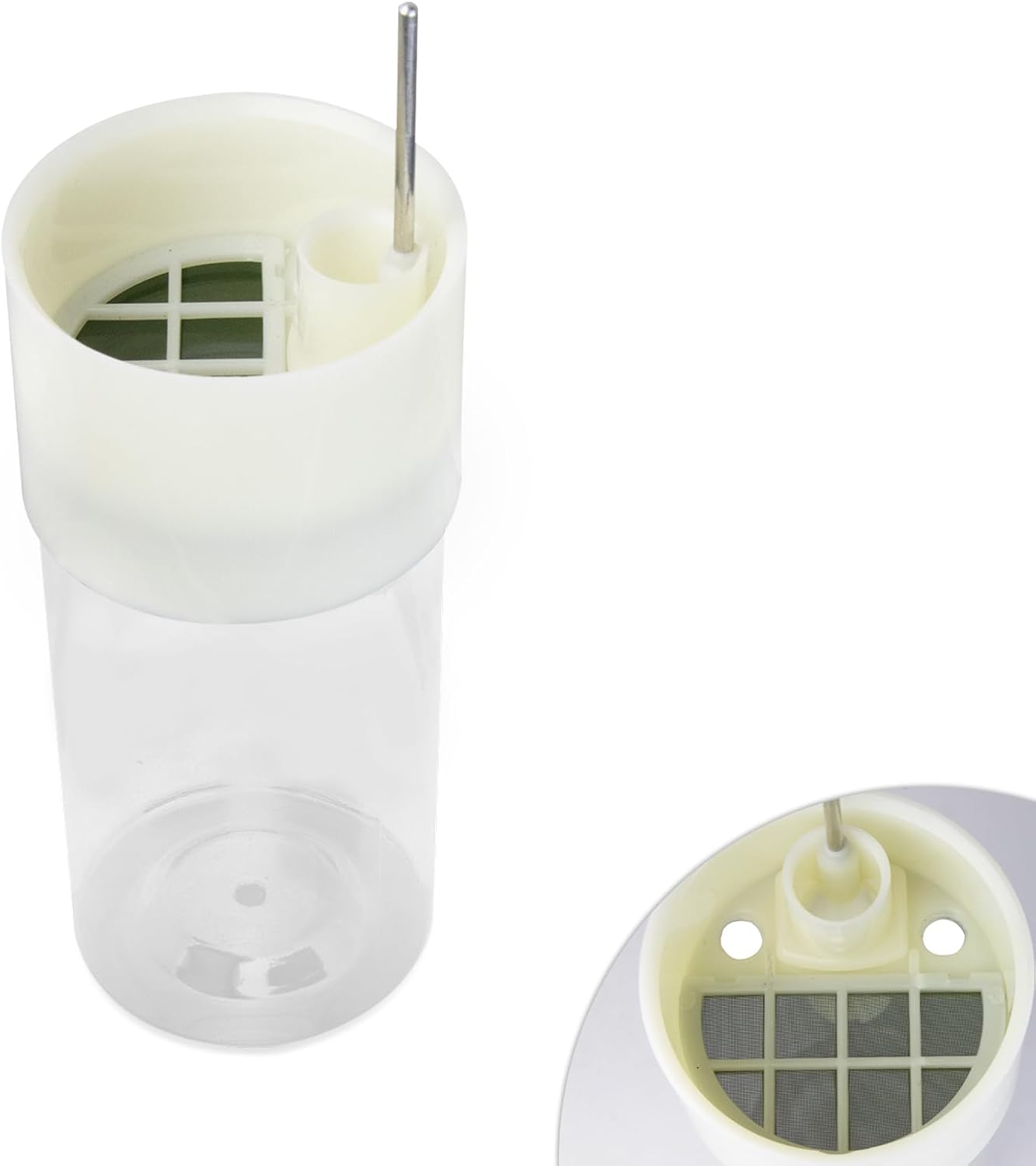 Probador combustible aviación frasco transparente con marcas