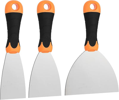 Set 3 Cuchillos Spackle 2-3-5pulg Raspador Yeso Paredes