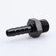Adaptador manguera aluminio negro 4AN ORB a 1/4 barbado