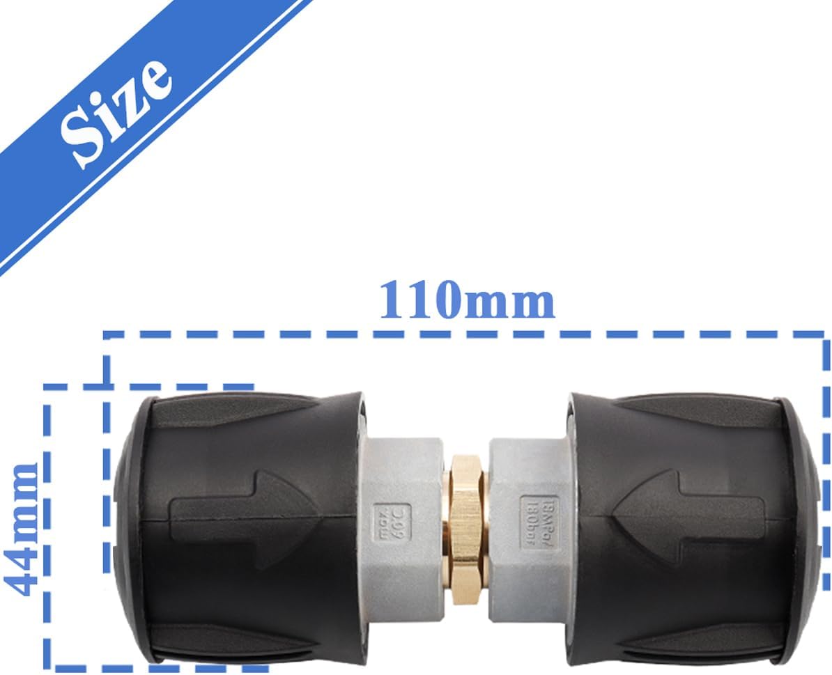 Adaptador manguera liberación rápida para lavadora