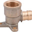 Codo latón ProPEX 1/2" FPT con oreja 8 Uds