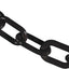 Cadena barrera plástico negro 2pulg 500pies
