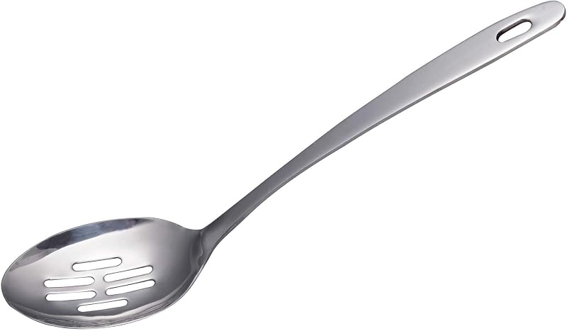Cuchara ranurada acero inox 12.8pulg