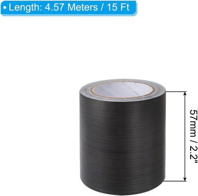 Cinta reparación madera 2.2pulg x15ft textura realista negro