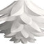 Pantalla lámpara colgante estilo rompecabezas DIY 20pulg Blanco