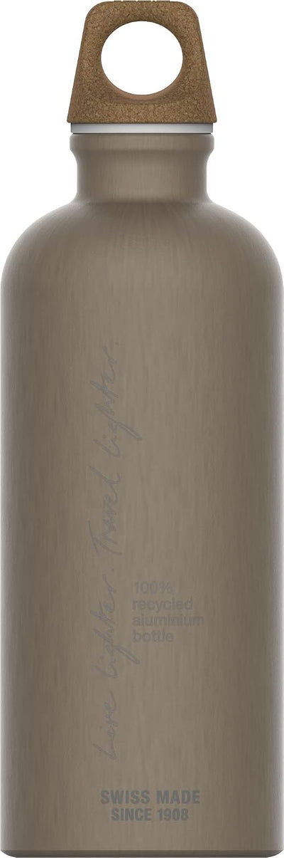 Botella agua aluminio suizo My Planet 0.6L ligera