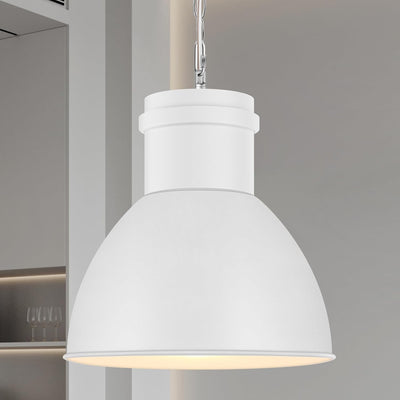 Lámpara colgante isla cocina pantalla metal ajustable