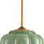 Lámpara techo vintage vidrio leche 15pulg Art Deco cocina comedor