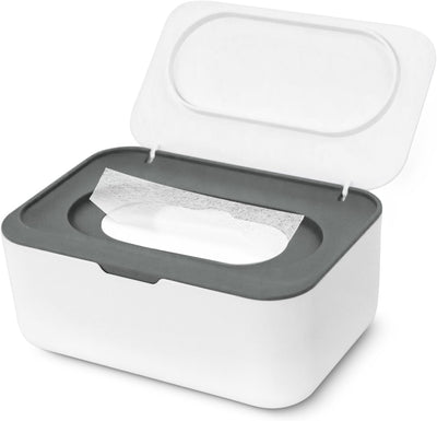 Soporte hojas secadora con tapa cesta organizadora gris