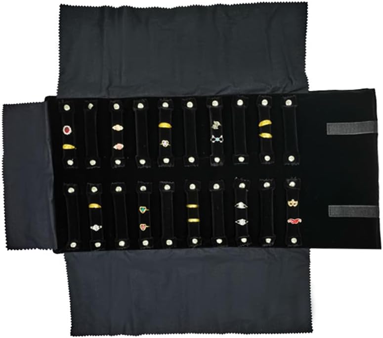 Bolsa terciopelo para anillos portátil 21.7x11.4"