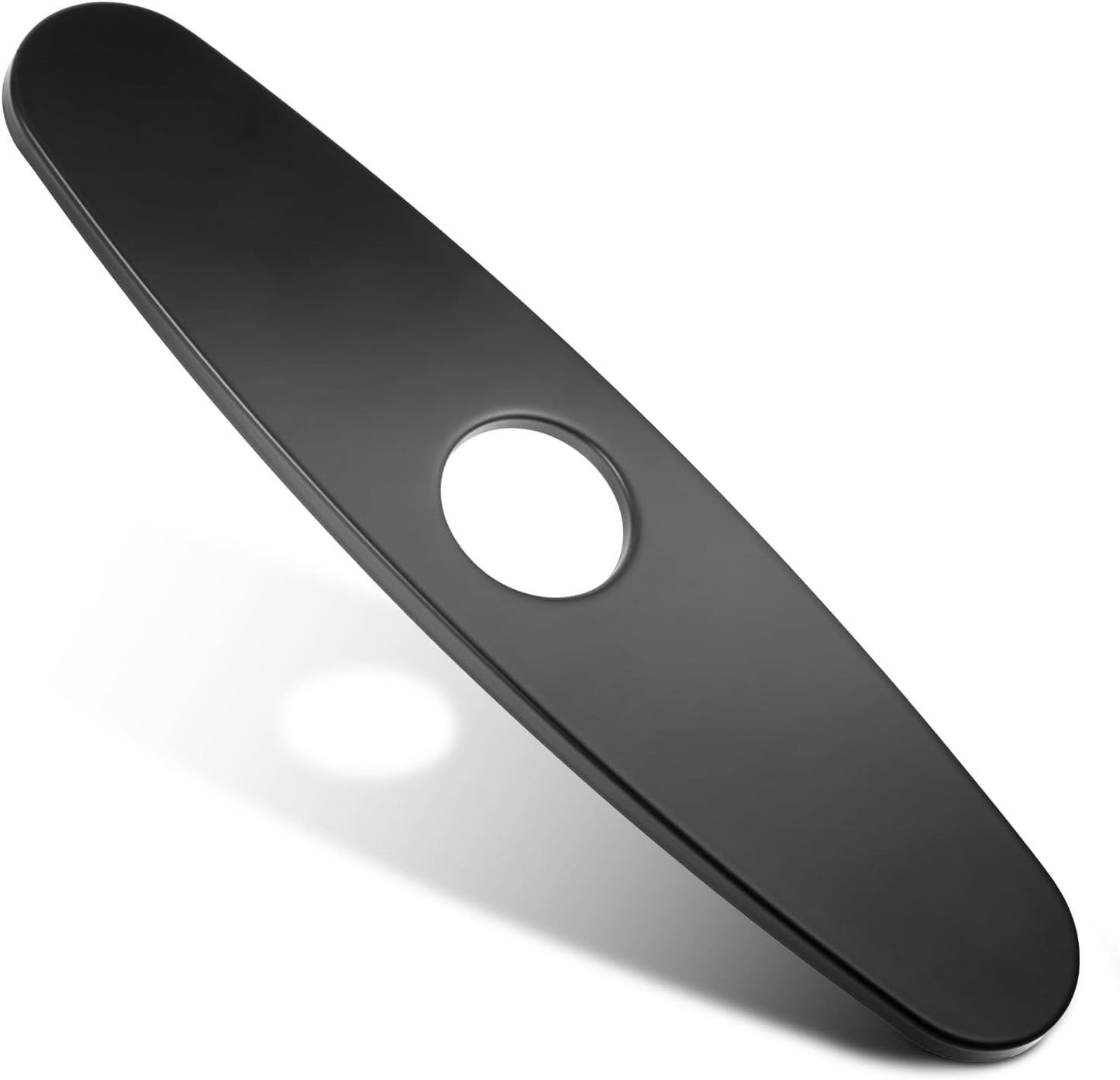 Placa grifo negra mate cubierta fregadero 10pulg acero inox