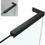 Soporte puerta ducha acero inox 9.45" negro mate