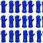 Guantes soldadura piel vaca azules resistente calor