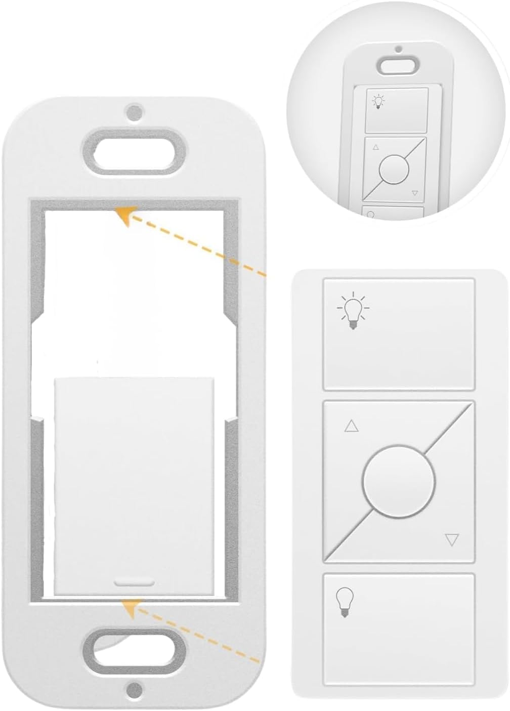 Soporte pared control remoto Lutron Pico diseño duradero