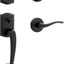 Set manijas puerta exterior con cerrojo SmartKey negro mate