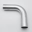 Codo aluminio 57mm OD 90 grados tubo intercooler cepillado
