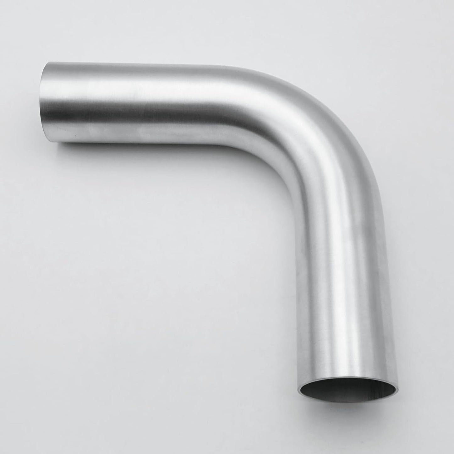 Codo aluminio 57mm OD 90 grados tubo intercooler cepillado