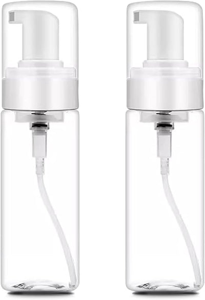 Dispensador espuma jabón 7oz 2uds transparente viaje