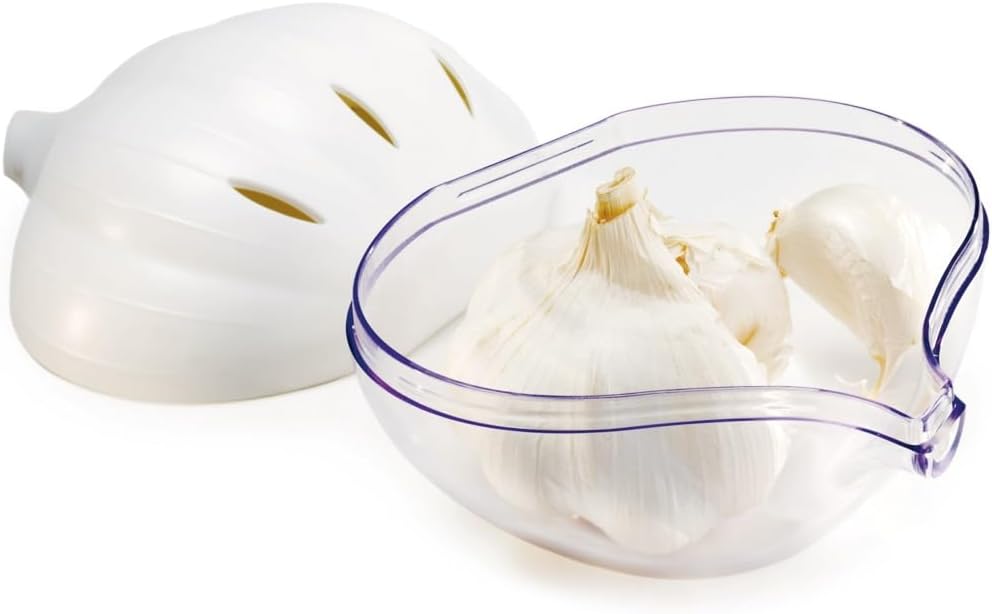 Guarda Ajo 1 Pza Blanco para Cocina y Conservación