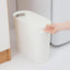 Cubo basura 3.5gal plástico delgado asas pack 2