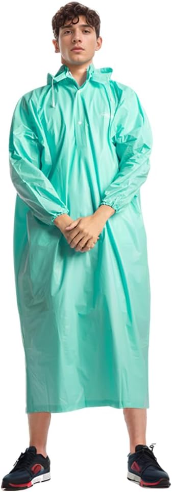 Poncho unisex adulto PVC impermeable reutiliz.