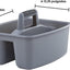 Carrito limpieza multiusos gris/negro 2 Uds