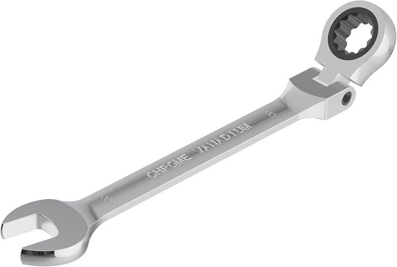 Llave trinquete cabeza flexible 0.315pulg 72 dientes 12 puntos