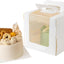 25 Cajas Blancas Tartas 5x5x4" Asa Tableros Soportes Ventana