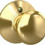 Pomo puerta Schlage F10 Ply 605 latón brillante