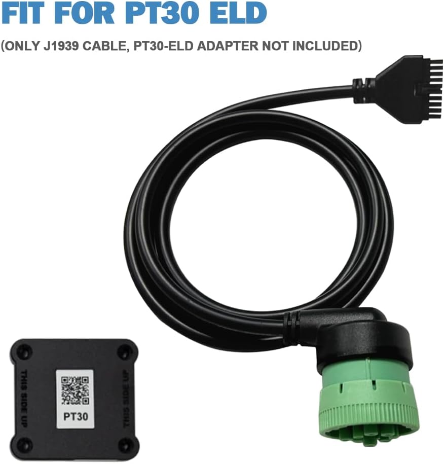 Cable adaptador J1939 9 a 10 pines para ELD PT30 camiones