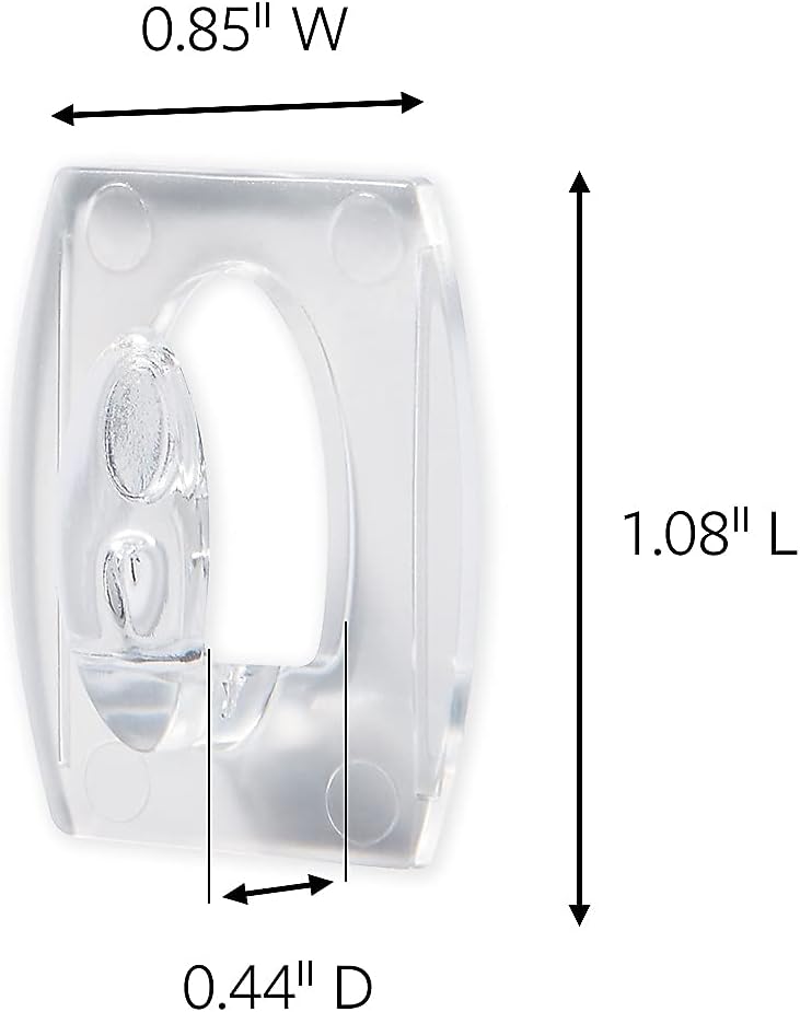Ganchos mini adhesivos 6 pzas soportan 1/2 libra