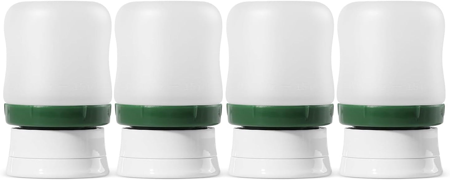 Botella exprimible 1.3oz para condimentos a prueba de fugas