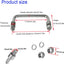 Mango plegable acero inox 90 grados pack 2