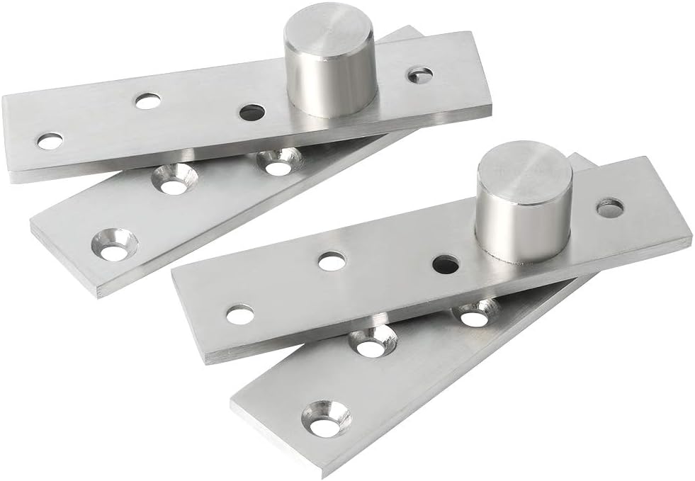 Bisagra giratoria puerta 4pulg 360grados ejes ocultos