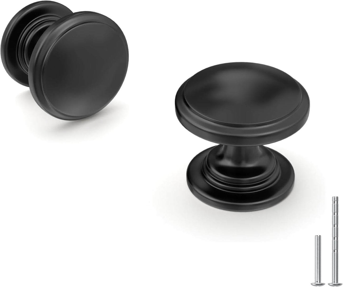 15 Manijas Gabinete Negro Mate Tirador Cajón Tocador