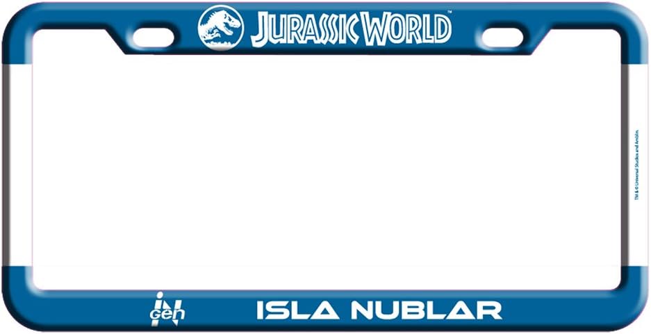 Marco para matrícula Jurassic World Isla Nublar