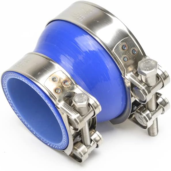 Acoplador reductor 2.25 a 3" silicona T azul