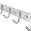 Perchero pared 6 ganchos redondos acero inox 304 cepillado
