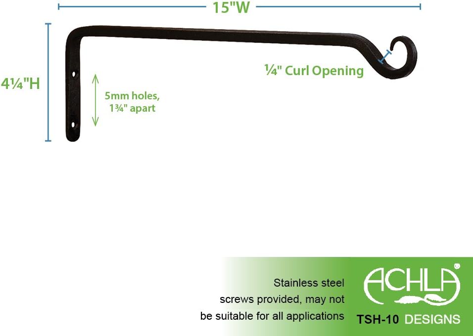 Gancho soporte pared 15pulg TSH-10