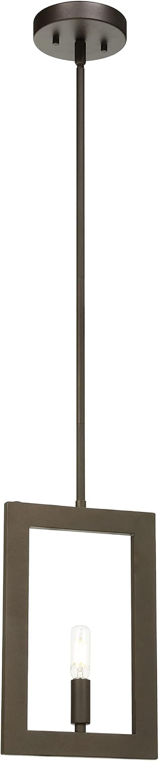 Luz colgante isla cocina bronce oscuro ajustable