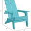 Silla Adirondack Plegable Resina Apilable para Patio
