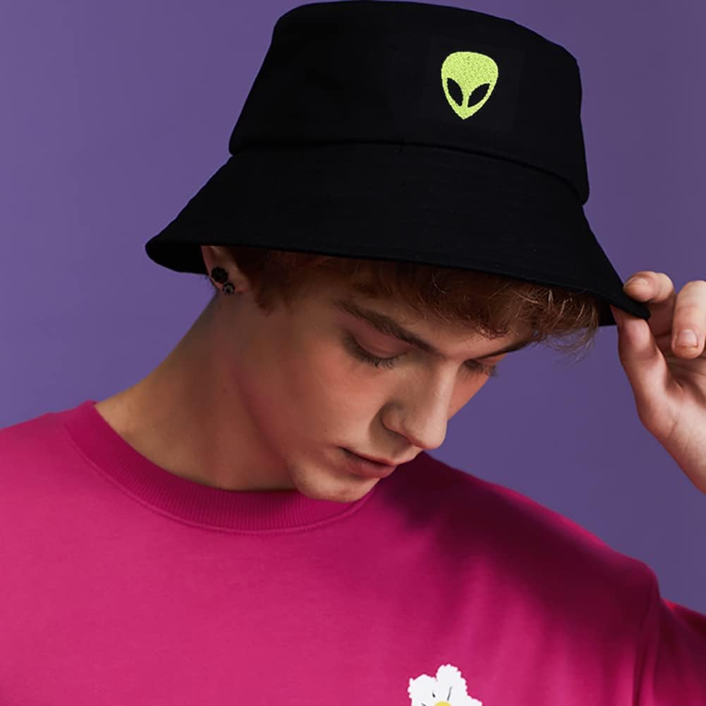 Sombrero pescador algodón bordado para mujer niña