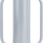Poste conductor en T metal 30lb asas plateado