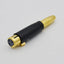 Adaptador XLR hembra a TRS 1/4 pulg chapado oro paquete 2 negro