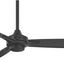 Ventilador techo 3 aspas 60pulg acabado negro carbón