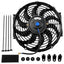 Ventilador radiador 12" 12V ajuste universal