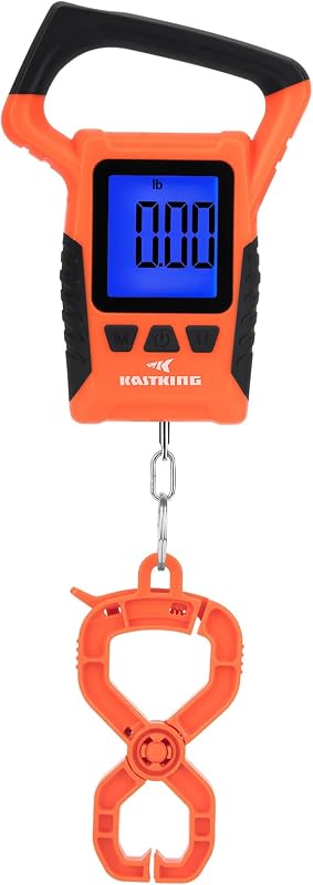 Báscula pescado digital flotante 2.5pulg 110lb libra onzas kg