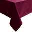 Mantel cuadrado 60x60pulg resistente agua burdeos